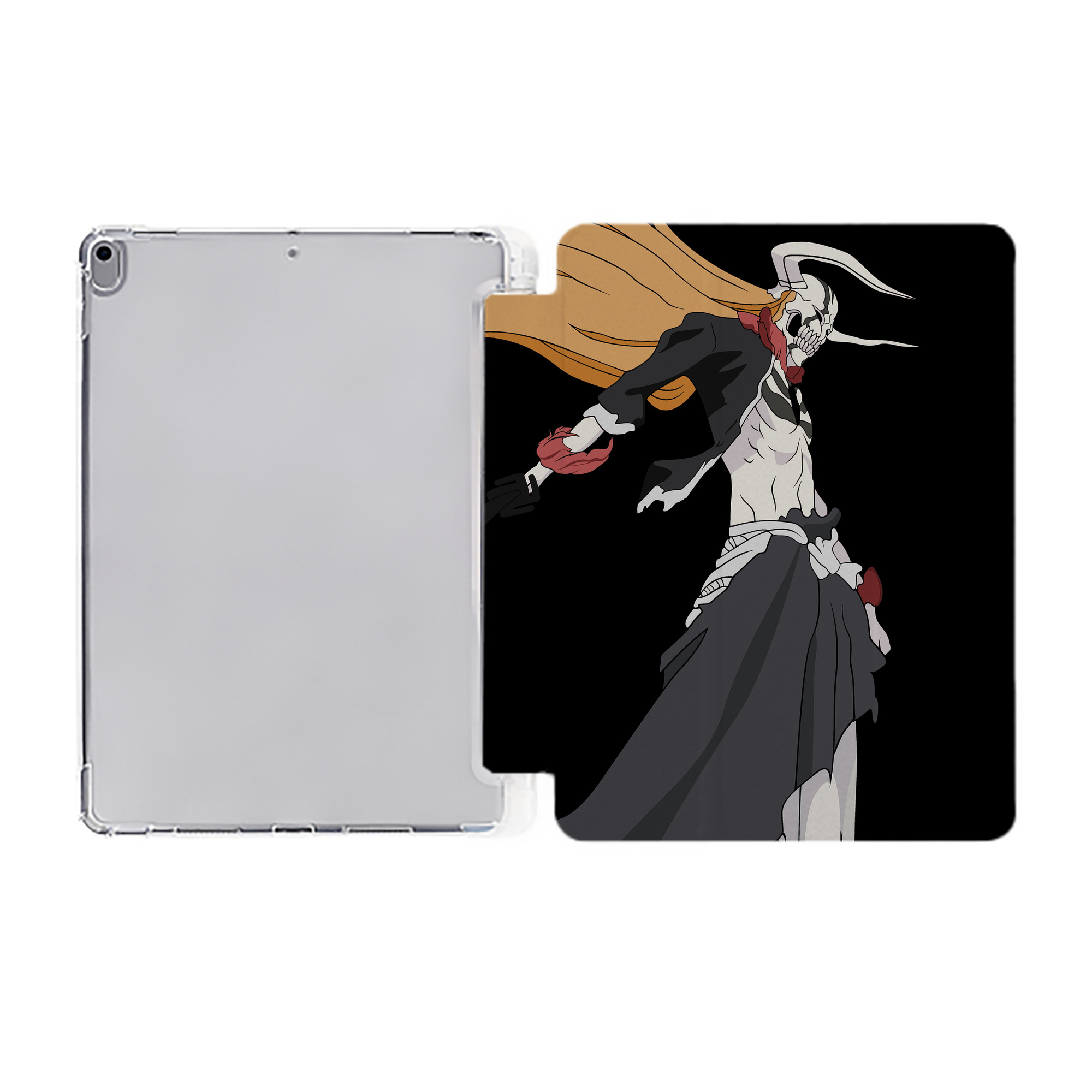 （画像用） ブリーチ BLEACH IPad ケース ペン収納付き 三つ折りスタンド PUレザー×シリコン 対応機種9.5/10.5/10.9インチ